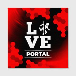 Холст квадратный Portal Love Классика, цвет: 3D-принт — фото 2