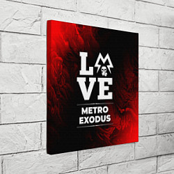 Холст квадратный Metro Exodus Love Классика, цвет: 3D-принт — фото 2