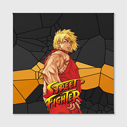 Холст квадратный Кен Мастерс - Street Fighter, цвет: 3D-принт — фото 2