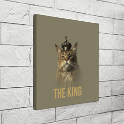 Холст квадратный Король котов Мейн-кун, цвет: 3D-принт — фото 2