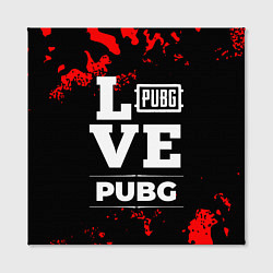 Холст квадратный PUBG Love Классика, цвет: 3D-принт — фото 2