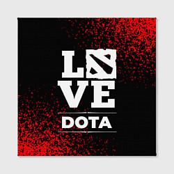 Холст квадратный Dota Love Классика, цвет: 3D-принт — фото 2