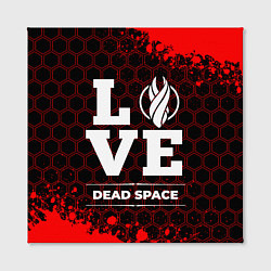 Холст квадратный Dead Space Love Классика, цвет: 3D-принт — фото 2