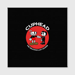 Холст квадратный Cuphead & Bendy, цвет: 3D-принт — фото 2