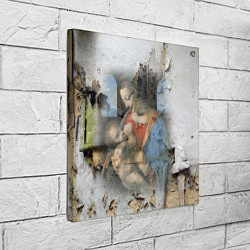 Холст квадратный Мадонна Литта Леонардо да Винчи Post-art, цвет: 3D-принт — фото 2