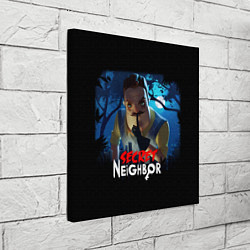 Холст квадратный Secret Neighbor, цвет: 3D-принт — фото 2