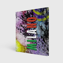 Холст квадратный Avant-garde color texture - Milano, цвет: 3D-принт
