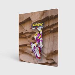 Холст квадратный Wave the Swallow - Sonic Free Riders, цвет: 3D-принт