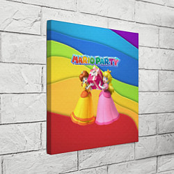 Холст квадратный Mario Party - Nintendo, цвет: 3D-принт — фото 2