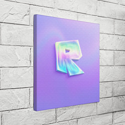 Холст квадратный Roblox gradient, цвет: 3D-принт — фото 2