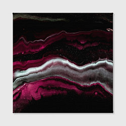Холст квадратный Розовые и белые волны песка в абстракции, цвет: 3D-принт — фото 2