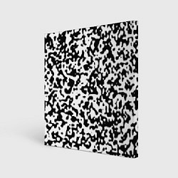 Холст квадратный Камуфляж Cowskin мелкий, цвет: 3D-принт