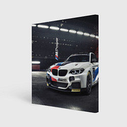 Холст квадратный BMW M 240 i racing - Motorsport, цвет: 3D-принт