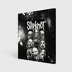 Холст квадратный Slipknot Black, цвет: 3D-принт