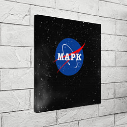 Холст квадратный Марк Наса космос, цвет: 3D-принт — фото 2