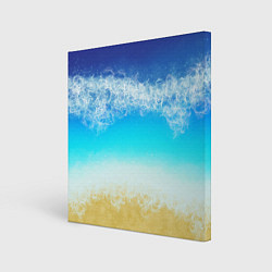 Холст квадратный Sea lagoon, цвет: 3D-принт