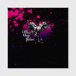 Холст квадратный Three Days Grace stork, цвет: 3D-принт — фото 2