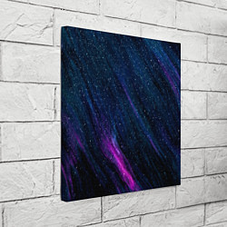 Холст квадратный Звёздное абстрактное фиолетовое небо, цвет: 3D-принт — фото 2