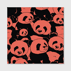 Холст квадратный С красными пандами, цвет: 3D-принт — фото 2