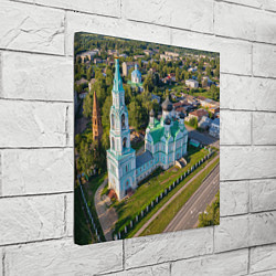 Холст квадратный Троицкий собор в Яранске на закате, цвет: 3D-принт — фото 2