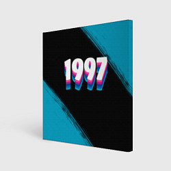 Холст квадратный Made in 1997: vintage art, цвет: 3D-принт