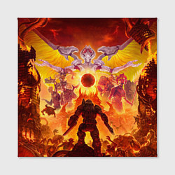 Холст квадратный Doom в аду, цвет: 3D-принт — фото 2