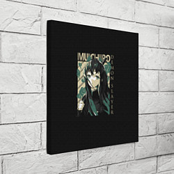 Холст квадратный Муичиро Токито - Клинок, рассекающий демонов, цвет: 3D-принт — фото 2