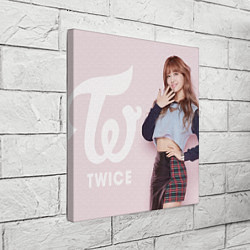 Холст квадратный Momo Twice, цвет: 3D-принт — фото 2