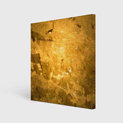 Холст квадратный Золотая абстрактная поверхность, цвет: 3D-принт