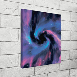 Холст квадратный Ручная роспись галактики акварелью, цвет: 3D-принт — фото 2