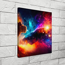 Холст квадратный Космос, созданный нейросетью, цвет: 3D-принт — фото 2