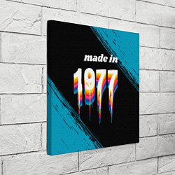 Холст квадратный Made in 1977: liquid art, цвет: 3D-принт — фото 2