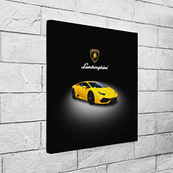 Холст квадратный Спорткар Lamborghini Aventador, цвет: 3D-принт — фото 2