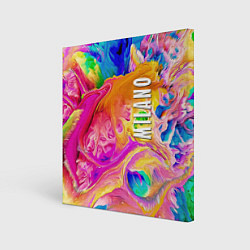 Холст квадратный Abstract colorful composition - Milano, цвет: 3D-принт