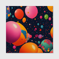 Холст квадратный Море шаров, цвет: 3D-принт — фото 2