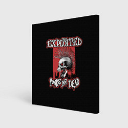 Холст квадратный Exploited - punks not dead, цвет: 3D-принт