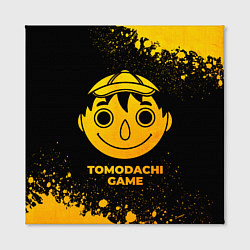 Холст квадратный Tomodachi Game - gold gradient, цвет: 3D-принт — фото 2