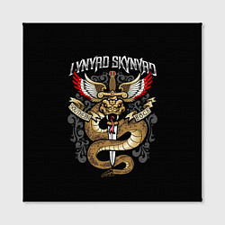 Холст квадратный Lynyrd Skynyrd - южный рок, цвет: 3D-принт — фото 2