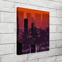 Холст квадратный Секретный город, цвет: 3D-принт — фото 2