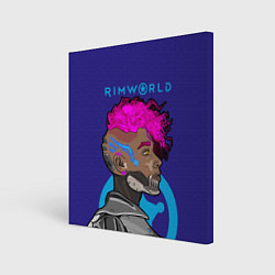Холст квадратный RimWorld персонаж, цвет: 3D-принт