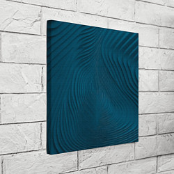 Холст квадратный Фантазия в синем, цвет: 3D-принт — фото 2