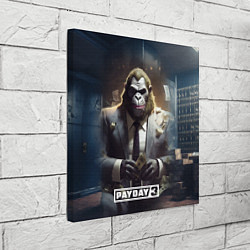 Холст квадратный Gorilla Payday 3, цвет: 3D-принт — фото 2