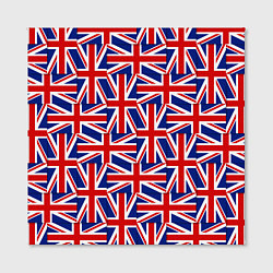 Холст квадратный Флаги Великобритании, цвет: 3D-принт — фото 2