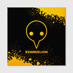 Холст квадратный Evangelion - gold gradient, цвет: 3D-принт — фото 2