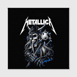 Холст квадратный Metallica - warrior, цвет: 3D-принт — фото 2