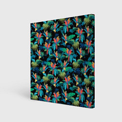 Холст квадратный Попугаи Макса Пэйна, цвет: 3D-принт