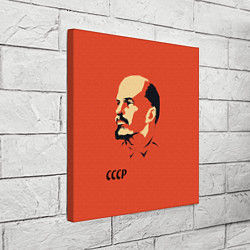 Холст квадратный СССР Ленин жив, цвет: 3D-принт — фото 2