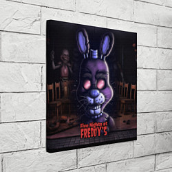 Холст квадратный Five Nights at Freddys Bonnie, цвет: 3D-принт — фото 2