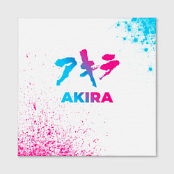Холст квадратный Akira neon gradient style, цвет: 3D-принт — фото 2