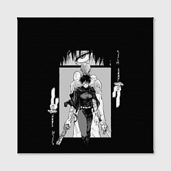 Холст квадратный Крутая Маки - Магическая битва, цвет: 3D-принт — фото 2